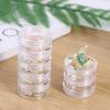 Ornament Rotating Plastic Women Jewelry Box Desktop Jewelry Case Storage Box Jewelry Organizer