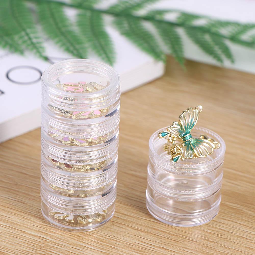 Ornament Rotating Plastic Women Jewelry Box Desktop Jewelry Case Storage Box Jewelry Organizer