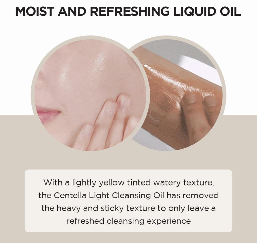 Skin Angel Madagascar Sentella Cleansing Set - Light Cleansing Oil 200 Ml + Sentella Ampoule Foam 125 Ml