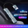 3 Port USB Type C HUB 3.0/2.0 OTG Adapter Car Accessories For Lexus FSPORT LBX NX RX 350h 450h ES UX 300e GS GX IS LS LX CT LC