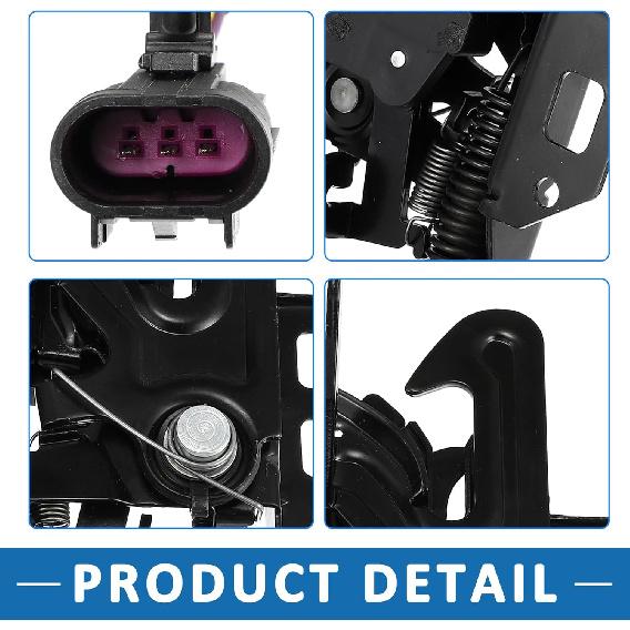 Hood Latch Lock 15139168 Car Accessory for Chevrolet Silverado 3500 HD 2007-2014