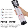 Electric Penis Pump Male Masturbator Vacuum Pump Extender Enlarger Dick Pump Cock Ring Adult Delayed Ejaculation Training 18+