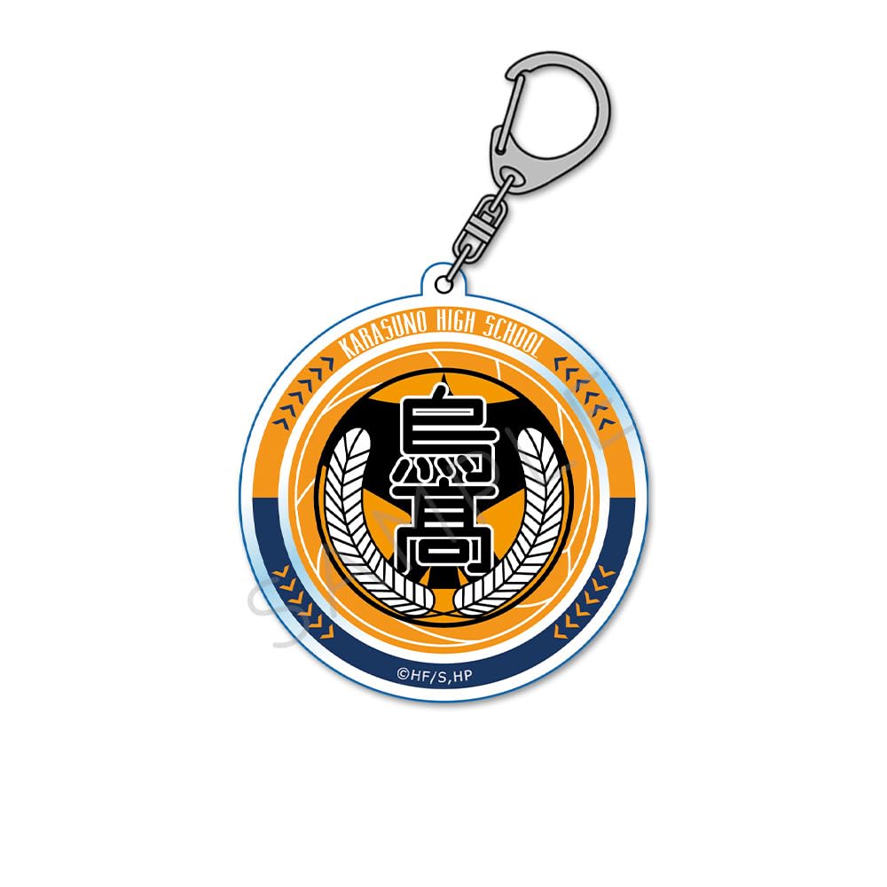 SYNC INNOVATION YA 7th Edition Acrylic 7cm "Haikyu!!" [Karasuno] Keychain, Approx. Square, SYNC-HK7AKU-YA