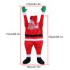 Outdoor Santa Claus Ornaments Cute Climbing Santa Claus Decoration For Porches And Trees Durable