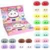 Mystery Dumpling Advent Calendar 24 Days Christmas Countdown Blind Box, Cute Squishy Mochi Fidget Toys,Stress Relief Sensory Toy Gifts for Kids Adults