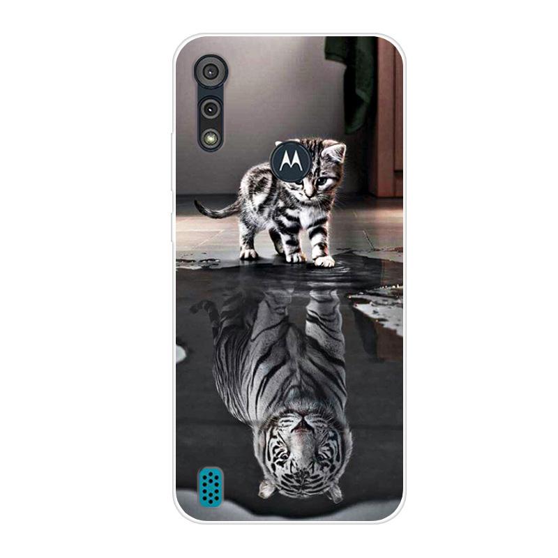 Pro Motorola Moto E6S 2020 Pouzdro Nárazuvzdorné Měkký Silikon TPU Zadní Kryt Pro Moto E6S 2020 E6i Pouzdra na Telefon E 6S Pouzdro Roztomilý Kreslený