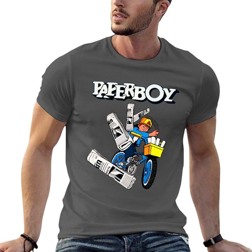 Camiseta Paperboy Arcade Masculina De Algodo Camisetas Engraadas Camiseta Masculina De Humor Negro Camiseta De Designer