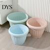 Imitation Ceramics Flowerpot Flower Pots Lightweight Thickened Large Capacity Deep Anti-deformation Decorative Planter Macaron Color Pot Greenery