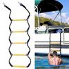 Portable Marine Boarding Rope Ladder Outdoor 5 Step Boat Rope Ladder Durable