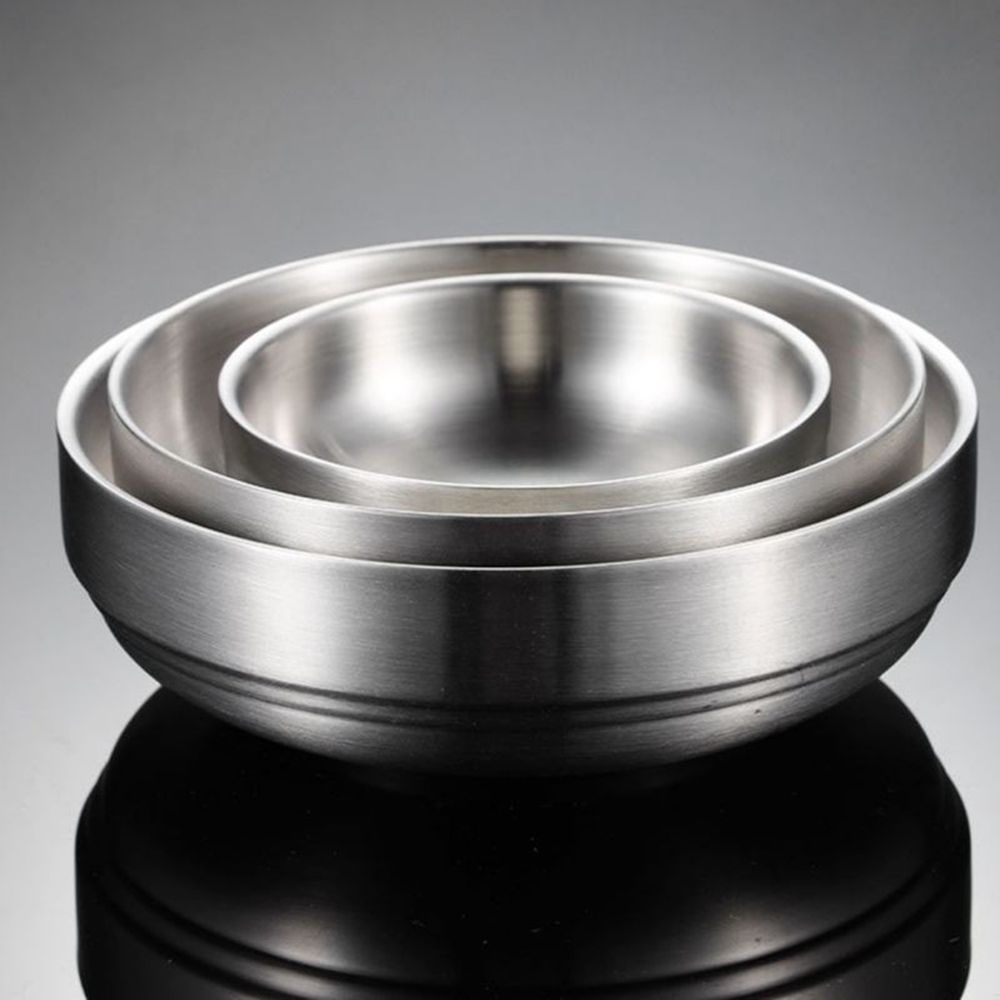 Polished Kitchen 304 Stainless Steel Mixing Rice Rice Bowls Food Container Flatware Soup Bowls