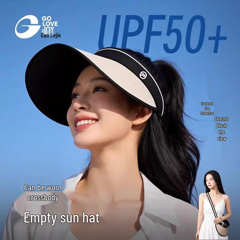 GOLOVEJOY Women s Anti-UV Summer Outdoor Sun Visor One Size