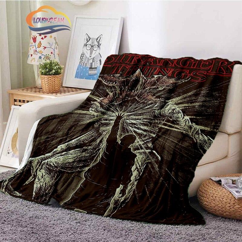 Stranger Things blanket 3D print Halloween Stranger Things blanket newest Popular Horror drama Sofa bed blanket Camping blanket