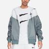 Nike Sport Zipper Hoodie Wind-Proof Jacket Men's GreyWhite DA0001-084