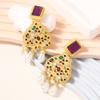 Fashion Vintage Vintage Exaggerated Exaggerated Exquisite Alloy Tassel Love Earrings Temperament Banquet Style