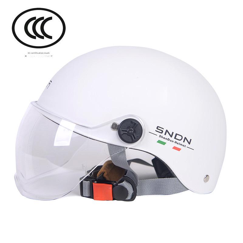 

Шлем Flash Shield с сертификатом 3C для электромобилей и мотоциклов — защита от ультрафиолета, женский летний, мужской всесезонный, универсальная посадка