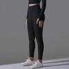 Nahtlose High-Waist Yoga-Hose mit Po-Lifting für Damen - Unifarbene Fitness- und Laufbekleidung
