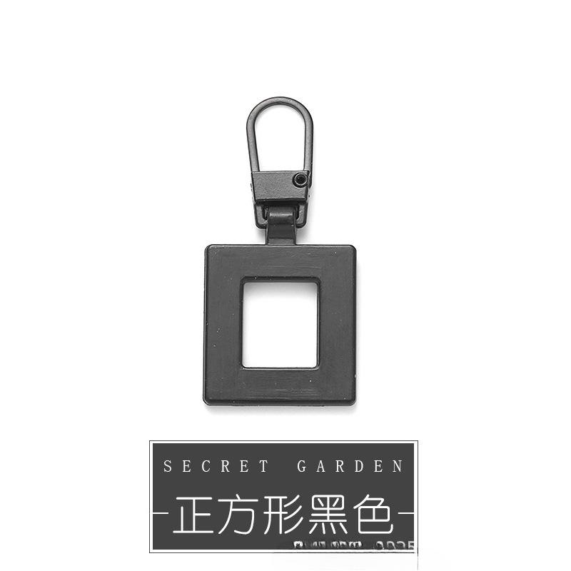 5Pcs Zipper Pull Replacement Detachable Pull Metal Heart Shaped Zipper Universal Zipper for Clothing Jackets Backpack Shoes