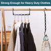 AMKUFO 6-Pack Closet Organizer, Magic Clothes Hanger, Space-Saving Closet Closer Organizer, Multipurpose Hanger Organizer, Dorm Room Essentials