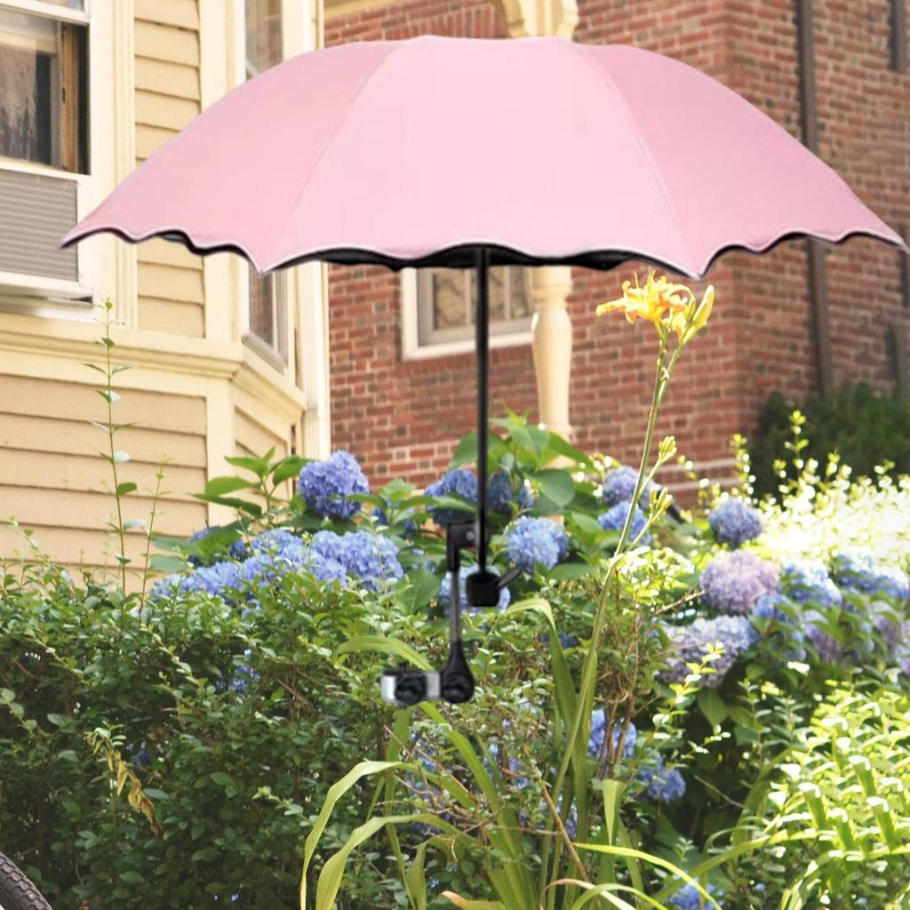 Multiuse Umbrella for Plants 37.40inch Diameter Clamp Beach Chair