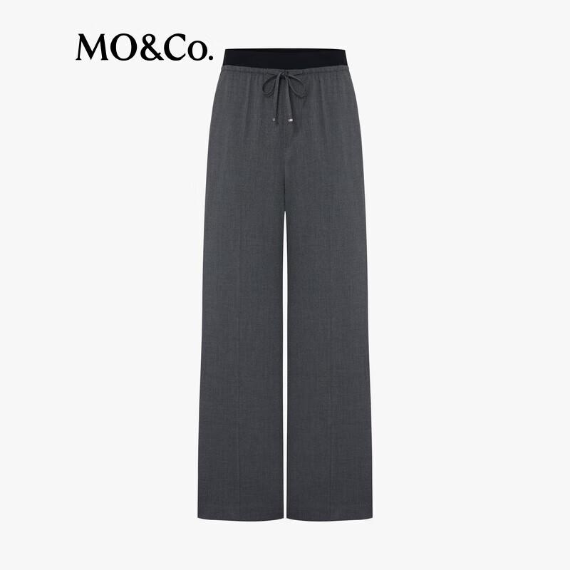 MO&Co. 2025 Summer High-Waist Cooling Casual Trousers