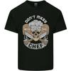 Dont Mess With the Chef Cooking Skull Unisexs Light Cotton TShirt