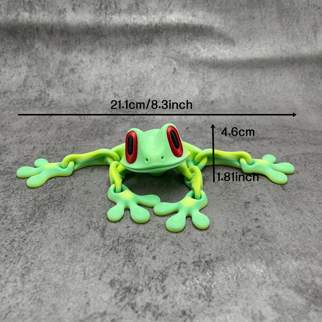 1pc Frog Shaped Magnet Refrigerator Series 3D Printing Simulation Creative Cartoon Frog Magnetic Novelty Kitchen Accessory