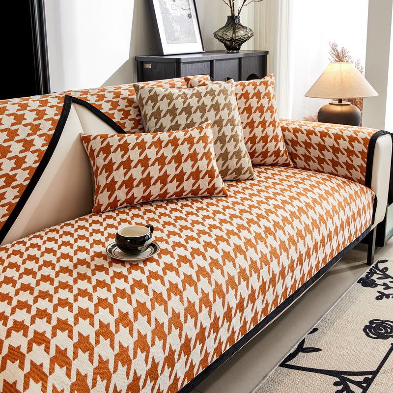Qiandongge Chenier Sofa Cushion Is Universal In All Seasons  New High-End Seat Cushion Non-Slip Sofa Cover Cover Cloth