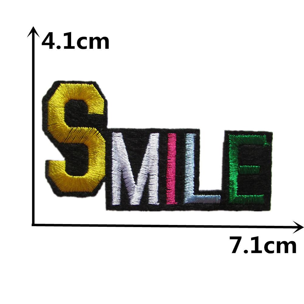 Letter Embroidery Hot Melt Adhesive Ironing Badge Cloth Sticker Diy Sewing Decorative Clothing Accessories Patch Cloth Sticker