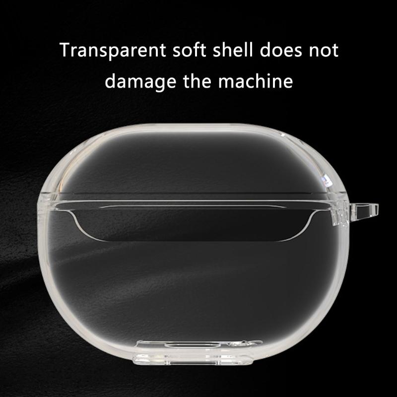 Shockproof Earphone Sleeve Scratch Resistant Housing Antidust Washable Clear Cover Protective Case Suitable for Capsule3