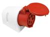 Fixed Socket 32A 400V 3P+Z+N IP44