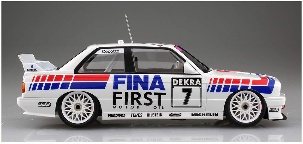 Aoshima Bunka Kyozai BEEMAX Series 24 BMW M3 E30 Sports Evolution 1992 German Specification Plastic Model 1/24 No.