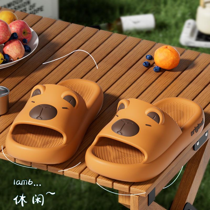 Cool slippers eva summer cartoon home bathroom non-slip indoor bath