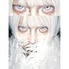 Mill Creek Cosplay Contact Lens Halloween White Eye Makeup 14.5MM Kuro Mime Softlens Color Contact Lenses 1 Year Use