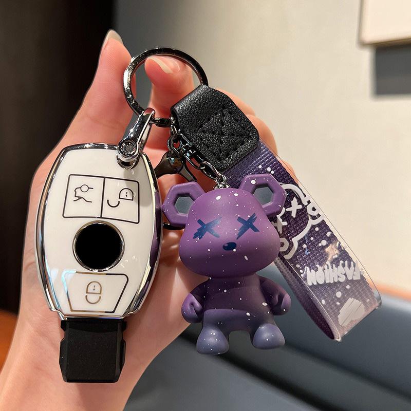 Car Key Case For Mercedes Benz A B C E S G Class Gls Gla Glk Glc Cls Cla Amg W204 W205 W212 W463 W176 W213 W177 Remote Fob Cover