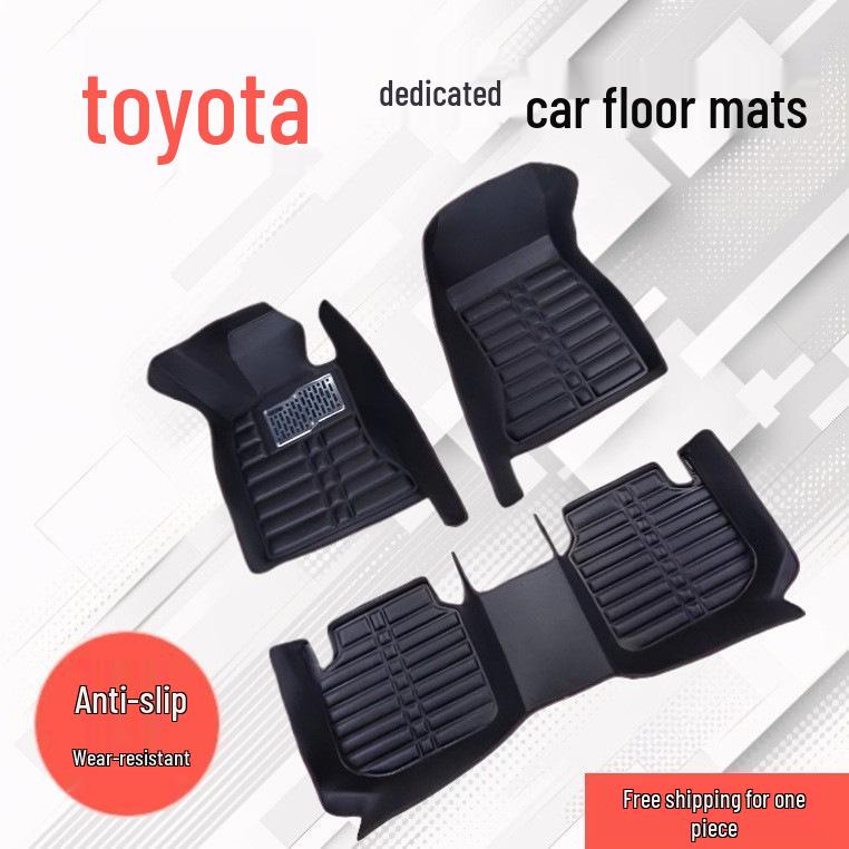 Non-Slip Leather Floor Mats for Toyota Corolla, ZHI XIANG, ZHI XUAN, Yaris L, IZOA