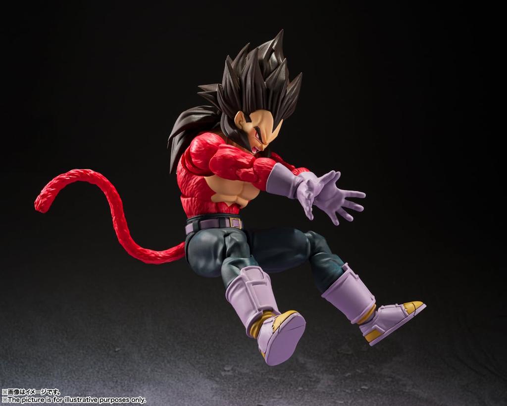 TAMASHII NATIONS Dragon Ball GT Super Saiyan 4 Vegeta approximately 130mm painted movable figure BAS63911 S.H.Figuarts ABS&PVC
