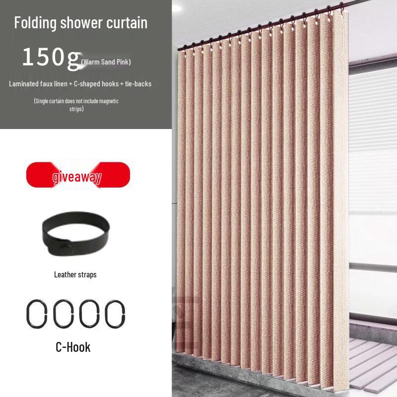 Foldable Shower Curtain