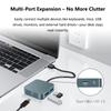 High Speed 4 Port USB 3.0 Aluminum Hub with 5Gbps/10Gbps Data Transfer USB-C Output Compact Design Stable Transmission In Stock