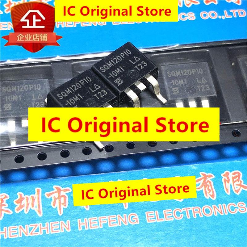 

5pcs SQM120P10-10M1L New Import The TO-263 MOS Field Effect Tube 100V 120A 120P10-10M1L Electronic Components SQM120P10 білий