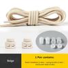 Elastic Laces Sneakers Round Lock Shoelaces Without Ties Kids Adult Quick Shoe Laces Rubber Bands Lazy Shoeace Shoes Accessories
