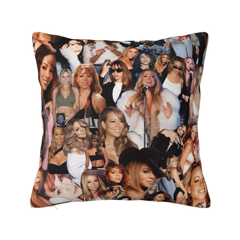 Mariah Carey American Singer Pillow Cover Morden Pillow Case Polyester Graphic Cushion Cover Pillowcases For Living Room Chair