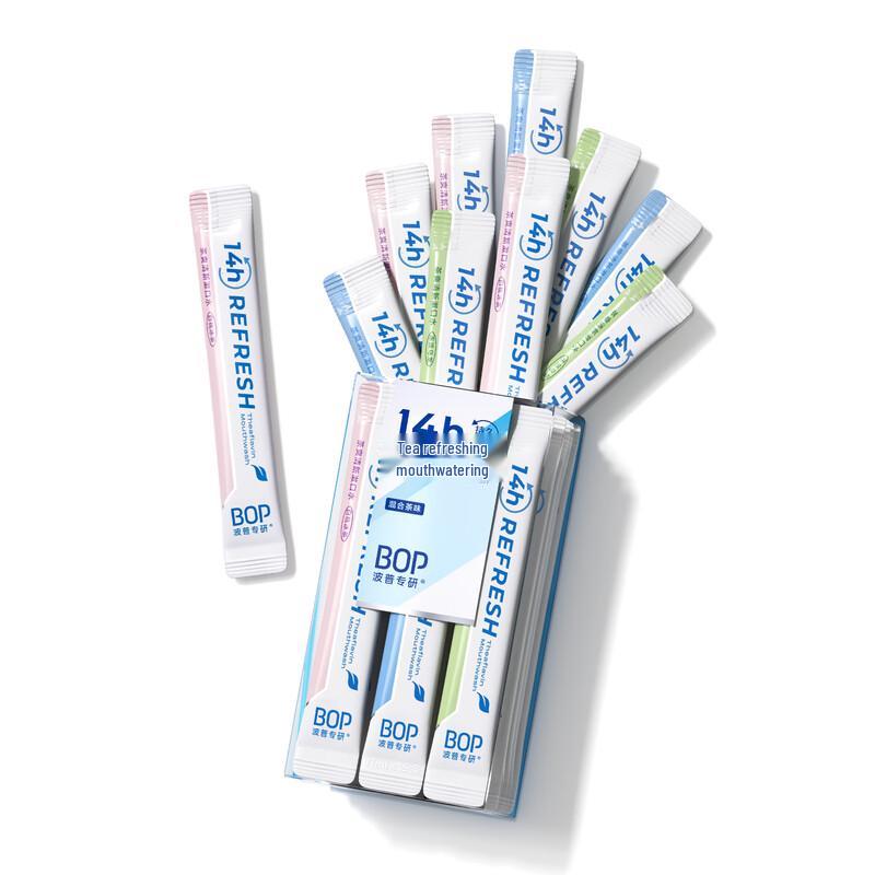 BOP Mixed Tea Fresh Mouthwash Strips