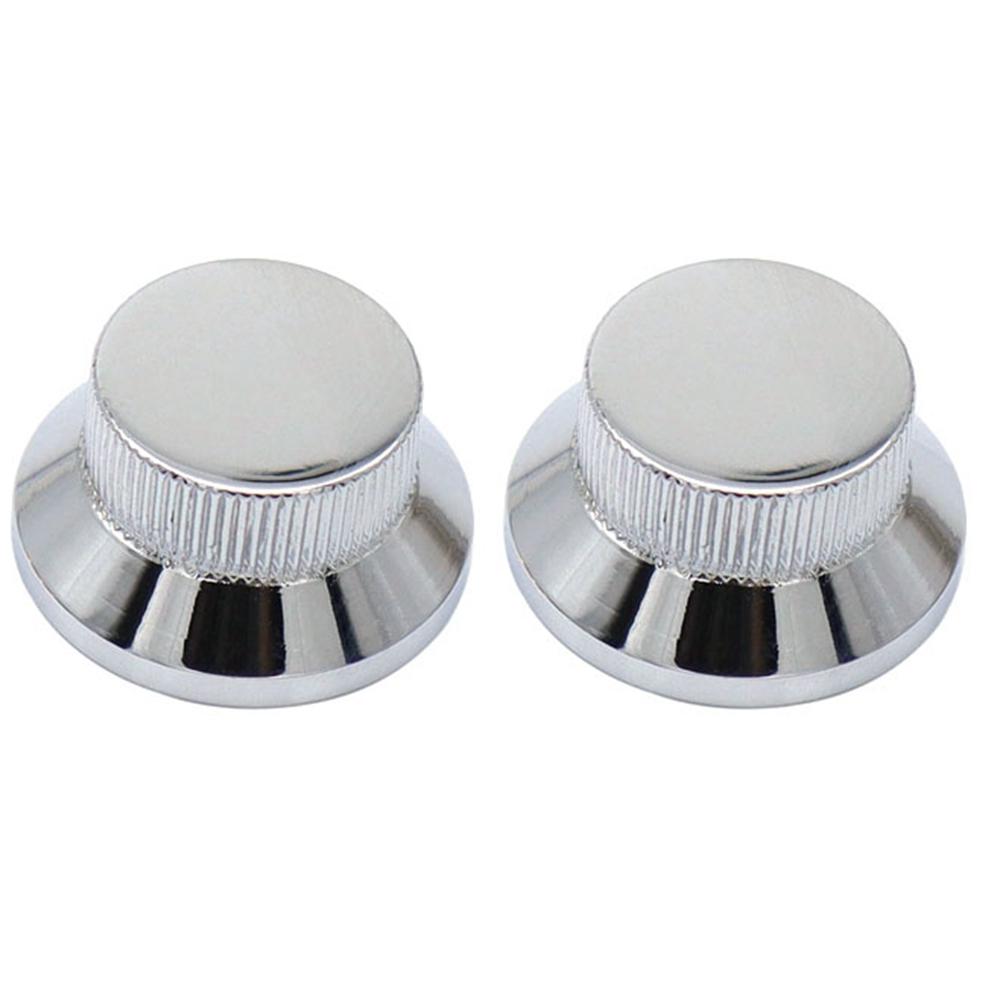 1pcs/2Pcs Guitar Bass Metal Top Hat Bell Speed Knobs for LP SG Guitar