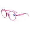 Anti-Blaulicht-Brille, runde Optik, ultraleicht, für Männer und Frauen, Anti-Strahlen, Strahlungsblockierung, Computer-Vision-Pflege-Spektakel