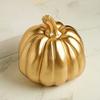 Halloween Pumpkin Ornament Fine Workmanship Hand-painted Pumpkin Art Piece Autumn Seasonal Home Decor