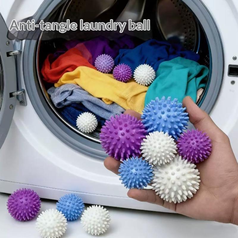Eco-Friendly Magic Laundry Balls 3/5/12Pcs Anti- Reusable Cleaning Balls Safe for All Fabric Types Washing