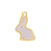 3PCS/LOT CARLIDANA Enamel Turtle Rabbit Bear Charms, Colored Stainless Steel Pendants for Women DIY Necklace Jewelry