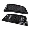Auto Fog Lamp Frame Grille Trim ExteriorsLight Cover Air Guide Lower Bumper Grille Compatible for B9 2016 2017 2018 Part