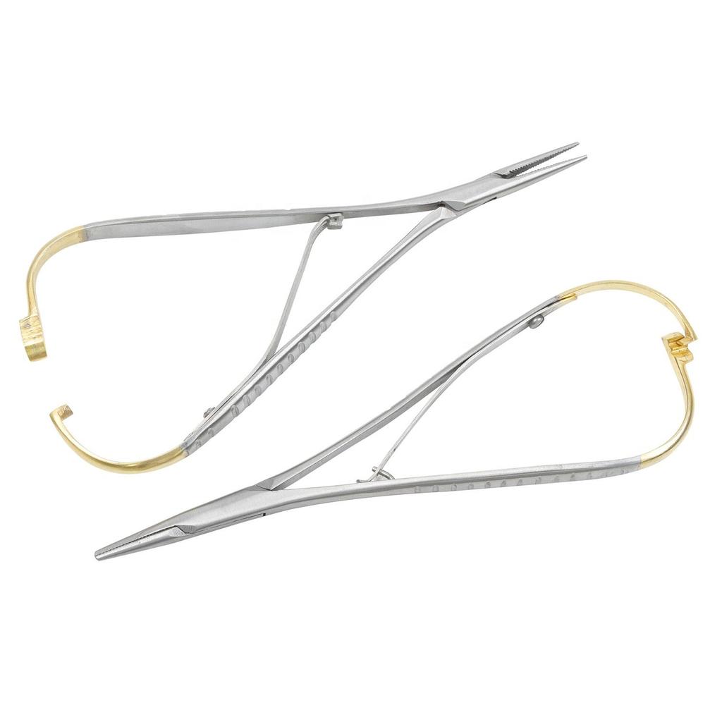 Dental Needle Holder Tweezers Orthodontic Instrument Dentistry Product Stainless Steel Mathieu Needle Holder