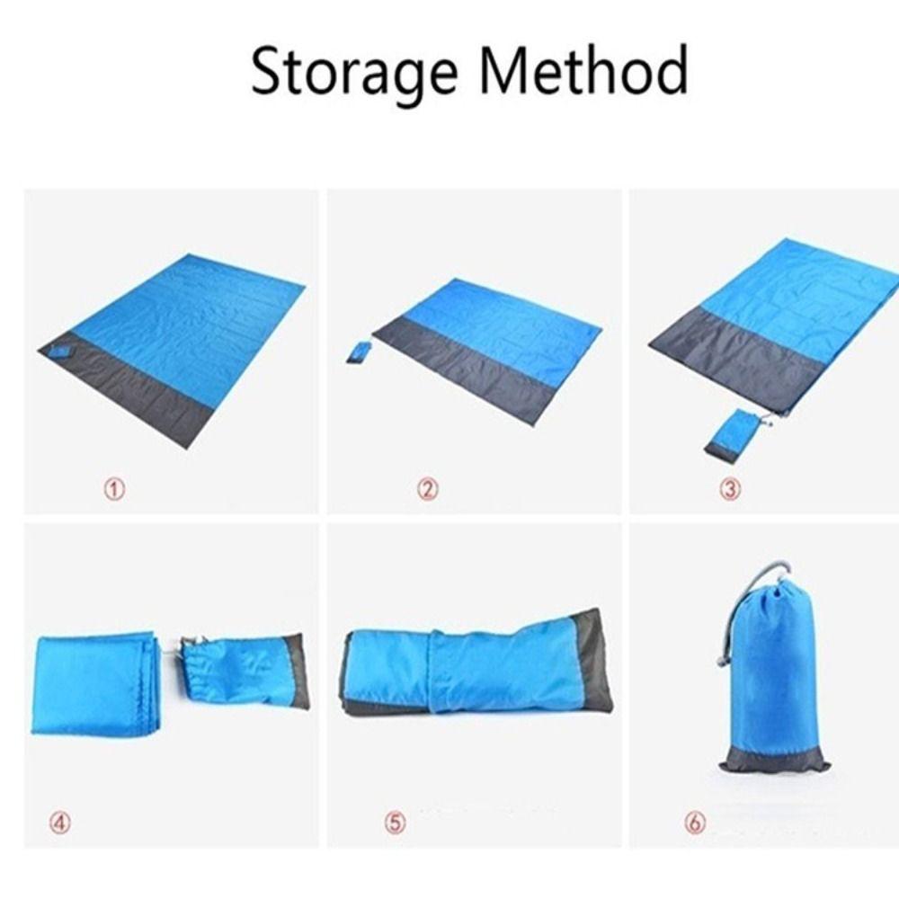 Sand Free Blanket Outdoor Picnic Pad Folding Camping Mat Anti-Sand Blanket Waterproof Beach Mat